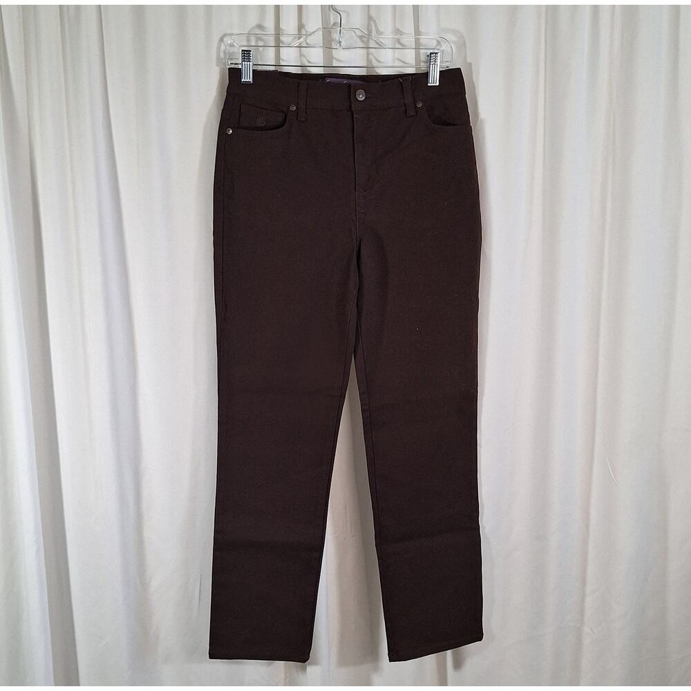 Gloria Vanderbilt Amanda Brown High Rise Tapered Jeans (w/stretch!) 8P NWT